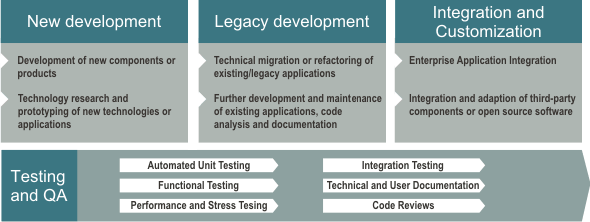 Software development and support 