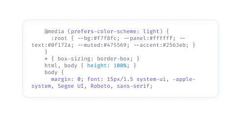 Custom App Development